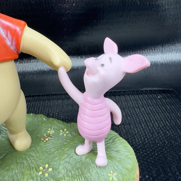 Disney Pooh Friends Figurine Lets Wander And Wonder Together Pooh And Piglet VTG - Picture 5 of 10